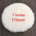 Reusable 3/4/5/6/7 Inches Waxing Buffing Paint Care Car Polishing Disc Self-Adhesive Disc Car Beauty Tool Wool Sponge Pad Zpaxo 7inch