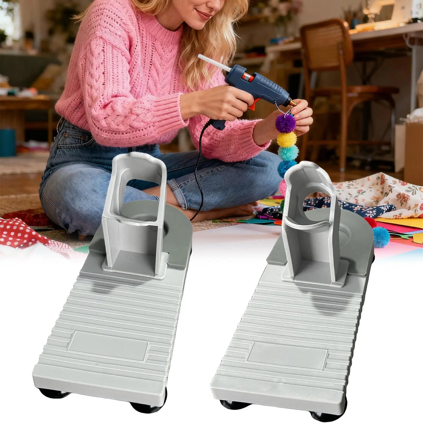 Heat Resistant Glue Gun Stand Non-slip Anti Drip Universal Holder