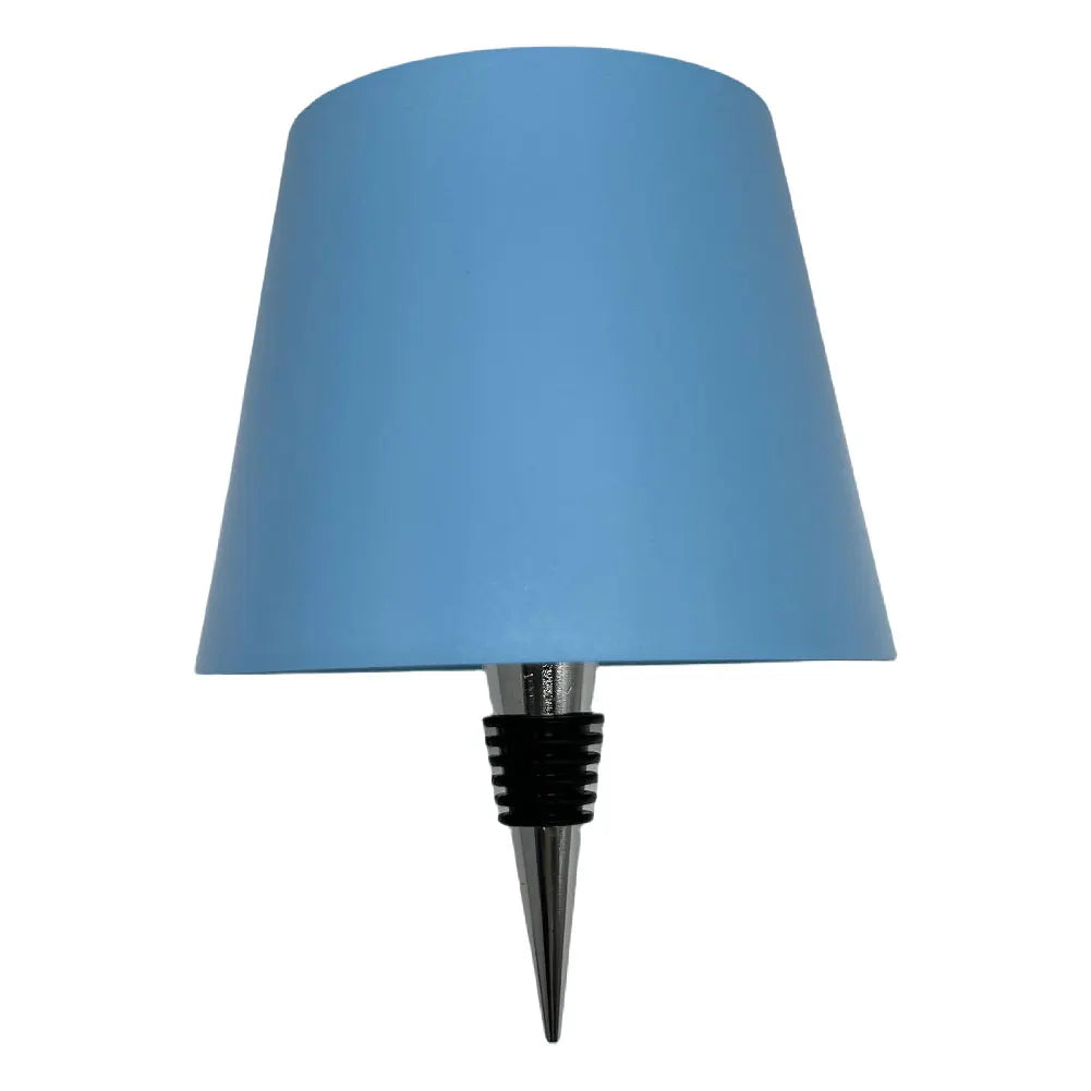 Wireless Bottle Lamp Stepless Dimming Rechargeable Touch Wine Light Zpaxo Blue