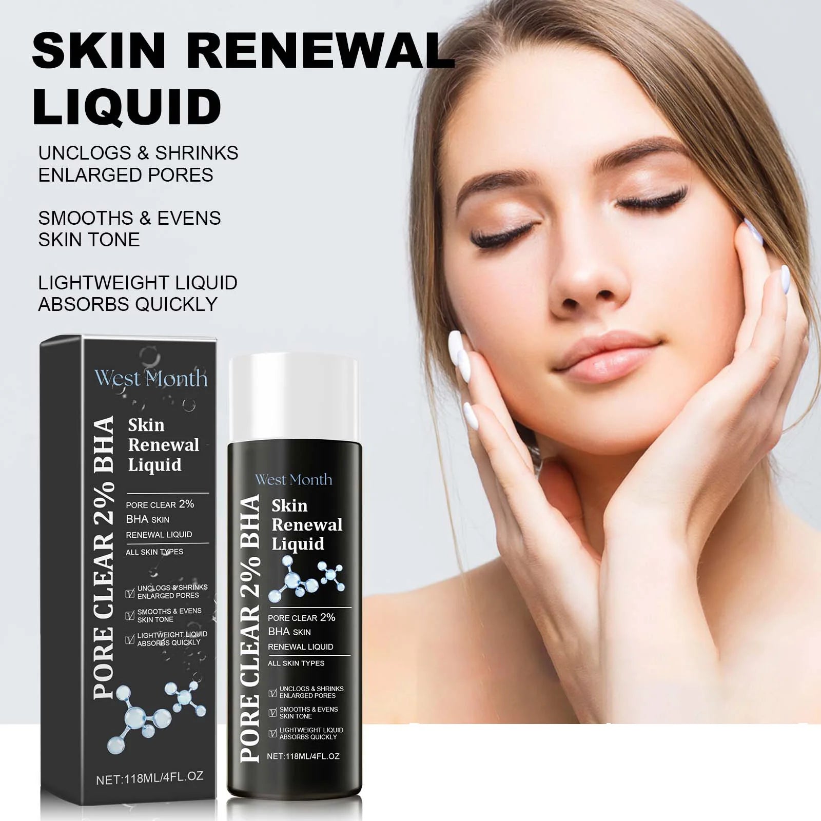 2% BHA Salicylic Acid Acne Serum – Pores, Dark Spots & Glow BHA Acne Serum Zpaxo