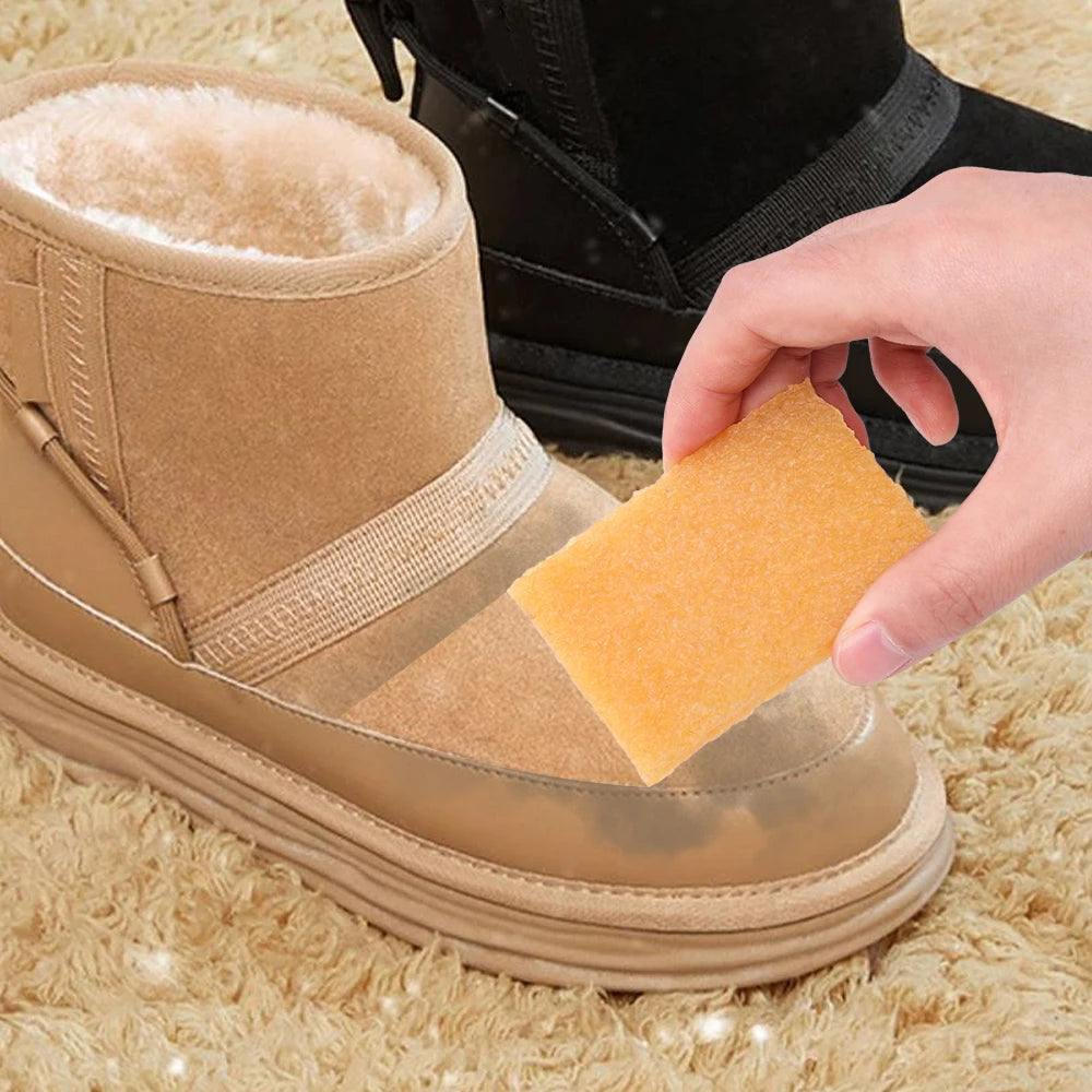 1 Leather Suede Cleaning Wipes Eraser Shoes Bags Quick Stain Removal