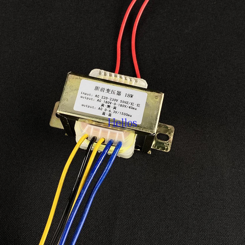 Transformator Sapi Pra-empedu 6E2 Tabung Catu Daya Sapi Ganda 180V 6.3V Sapi Pra-empedu 6N1 Zpaxo