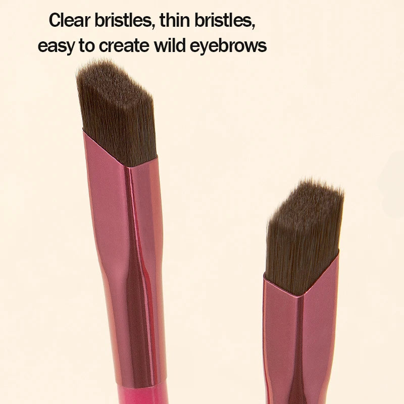 1pc Wild Eyebrow Brush Multifunction Simulated Eyebrow Hair Makeup Brush Square Stereoscopic Painting Hairline Eyebrow Tool Zpaxo