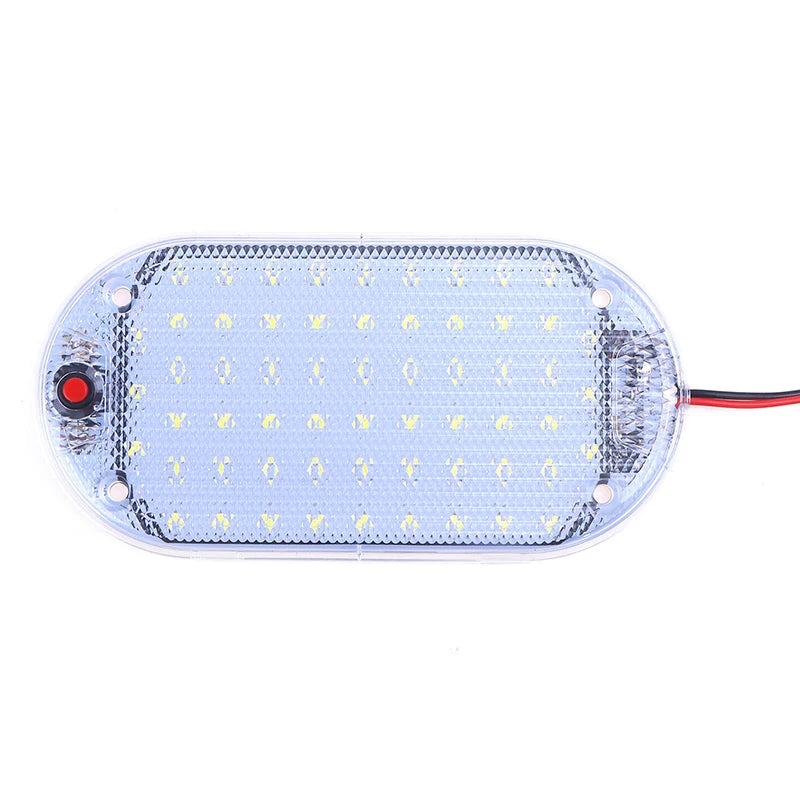 60 LED 12V–85V Car Interior Dome Ceiling Light | 5W Cabin Strip