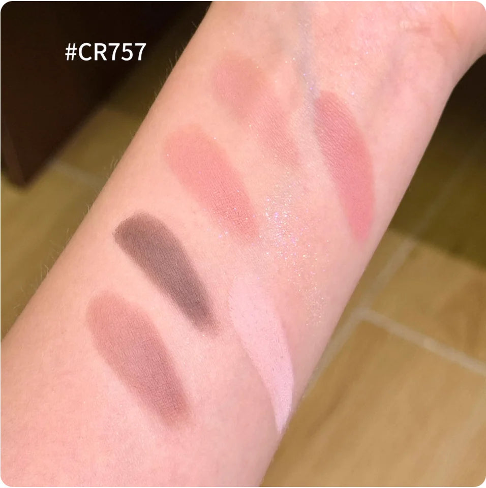 Colorrose Eyeshadow Palette 7-color Matte Satin Shimmer Impact Face Zpaxo
