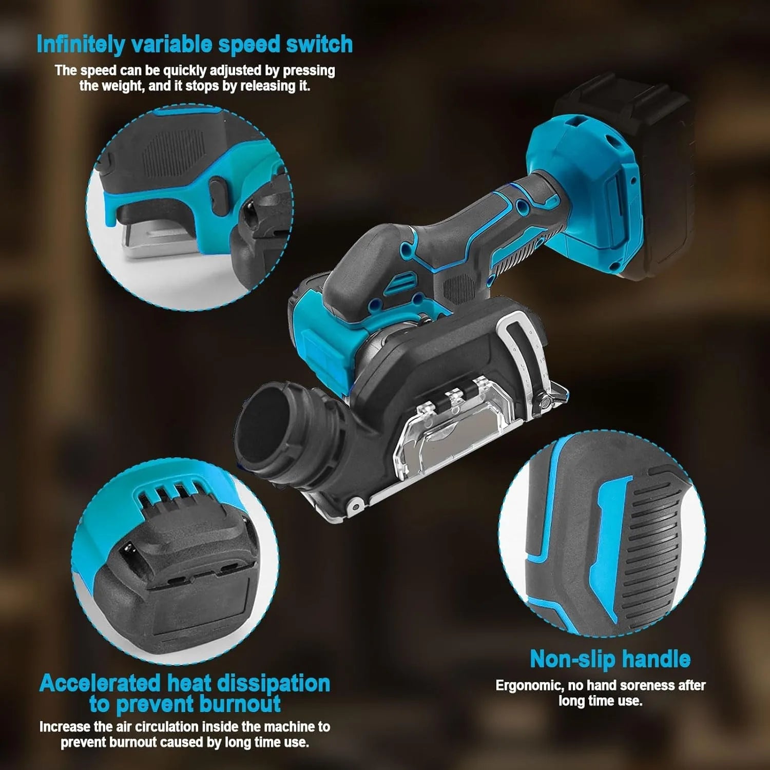 Electirc CUT OFF Tool Cordless Mini Angle Grinder Cutting Circular