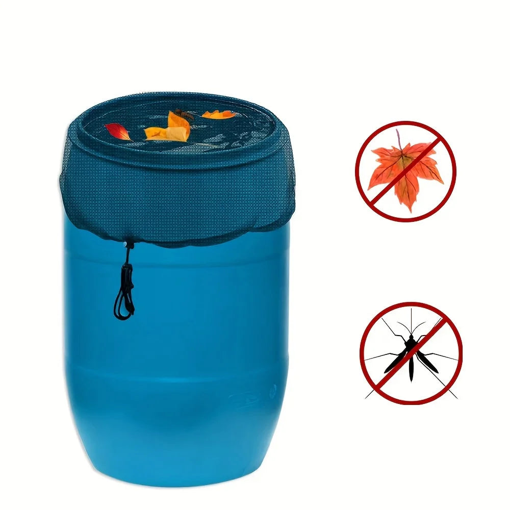 2PCS Mesh Cover Netting for Rain Barrels Water Collection Buckets Tank Raindrop Harvesting Tool Anti-Mosquito Water Protection Zpaxo