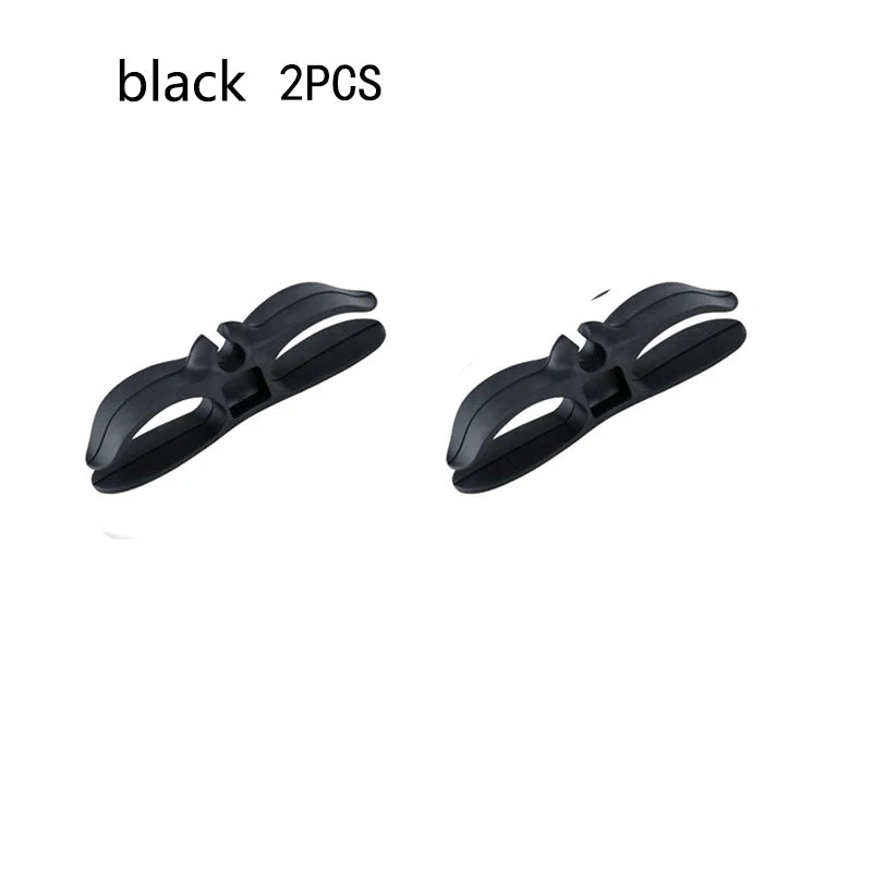Kitchen storage wire winder, household traceless plug fixed power cord organizer, wire and cable management, home storage tools Zpaxo black-2PCS
