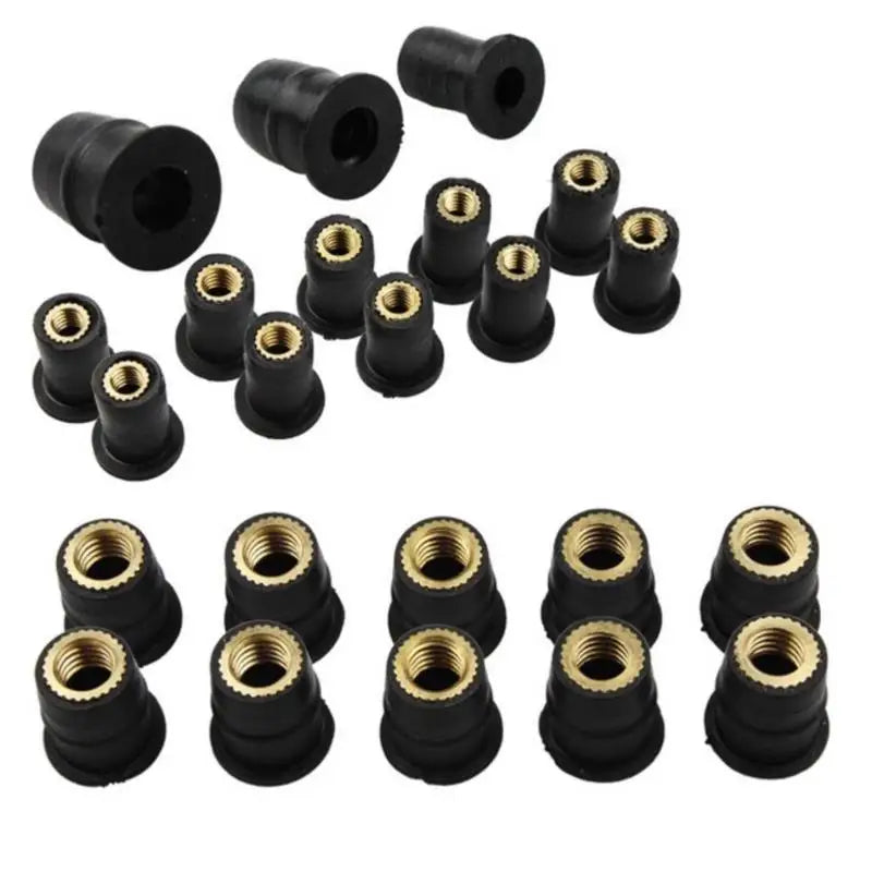 Motorcycle M4 M5 M6 Rubber Well Nuts Blind Fatener Windscreen
