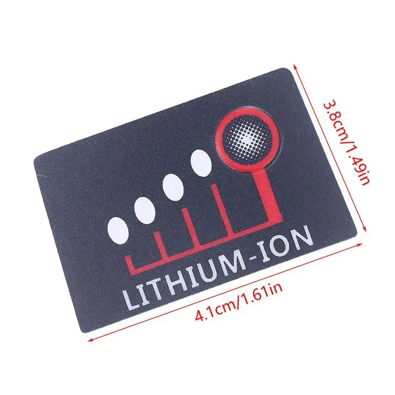 Black For M18 Lithium Battery LED Power Display Stickers LED Key Label For 18V 48-11-1815 Li-ion Battery Pack Zpaxo