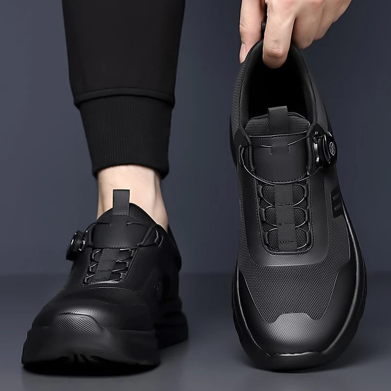 Men's Casual Sneakers Luxury Trainer Shoes Breathable Race Running
