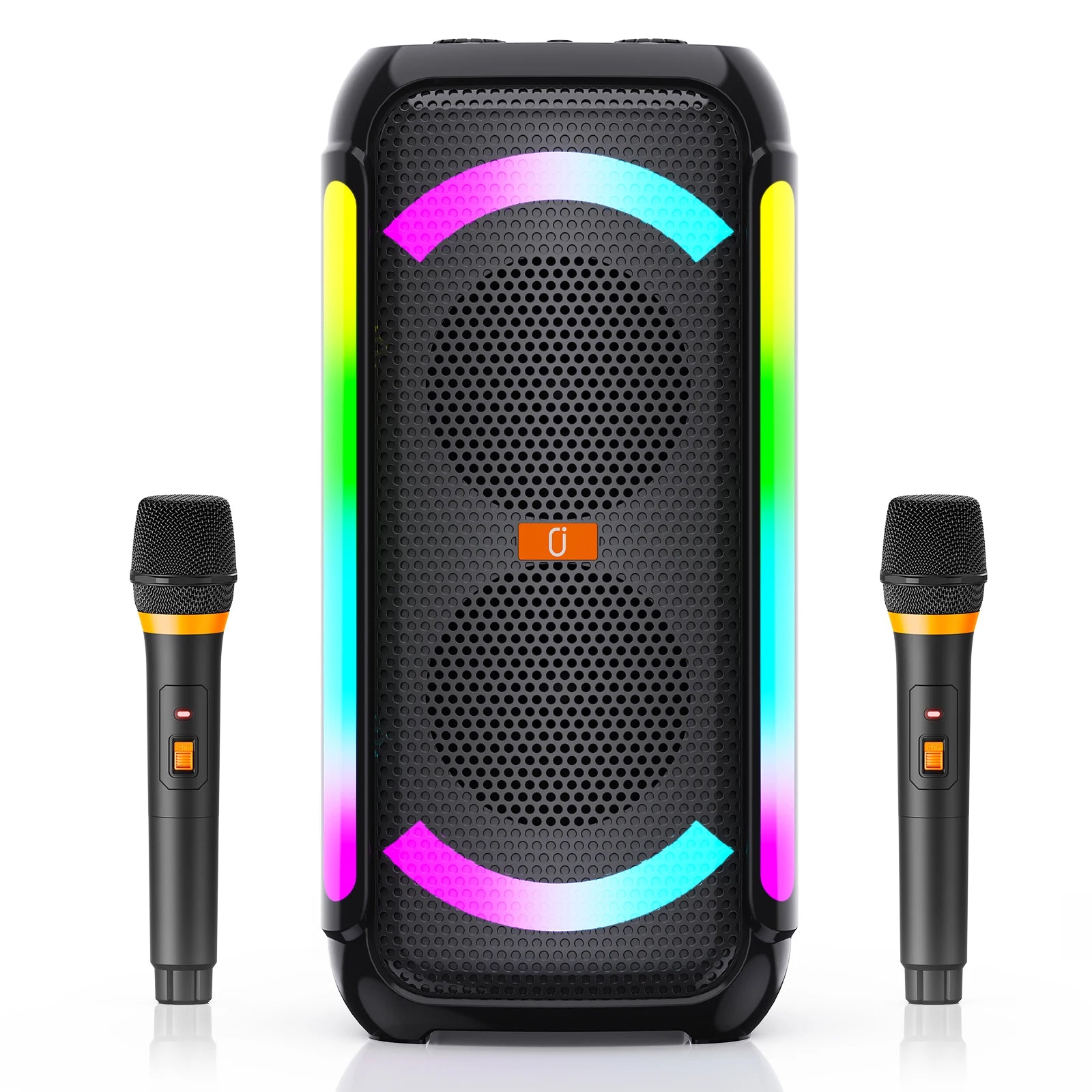 JYX Karaoke Speaker 2 Wireless Microphones Portable Bluetooth DJ