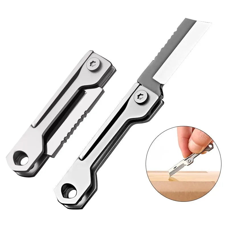 Mini Folding Pocket Knife – Stainless Steel Keychain EDC Tool Folding Pocket Knife Zpaxo