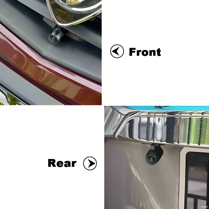 Car Front Rear View Reverse Camera Parking AHD 720P CVBS 170 Degree