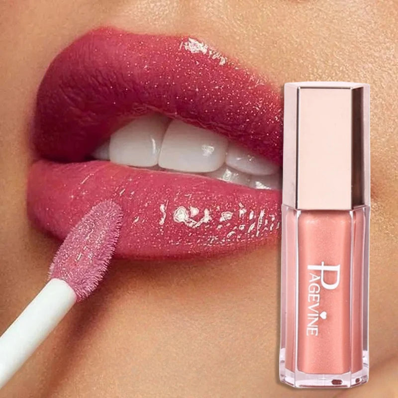 Mirror Gloss Lip Gloss – High Pigment Plumping Liquid Lipstick Lip Gloss Zpaxo