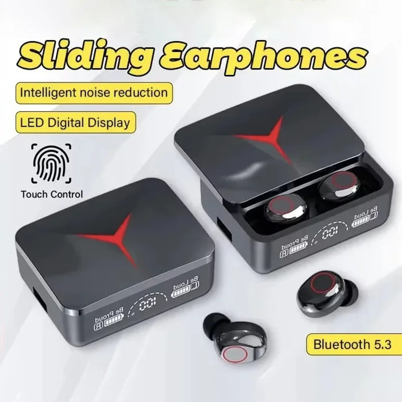 TWS Wireless Bluetooth Earphones Touch Control Gaming Headsets HIFI Stereo Sound Noise Reduction Headphones With Mic For iPhone Zpaxo