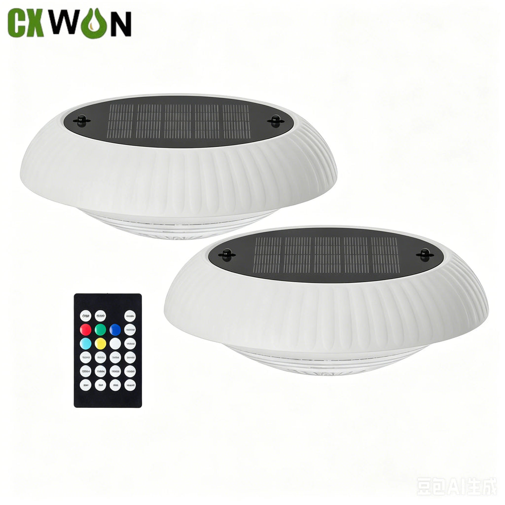 Solar Floating Pool Light RGB Changing Remote Control IP67 Waterproof Zpaxo
