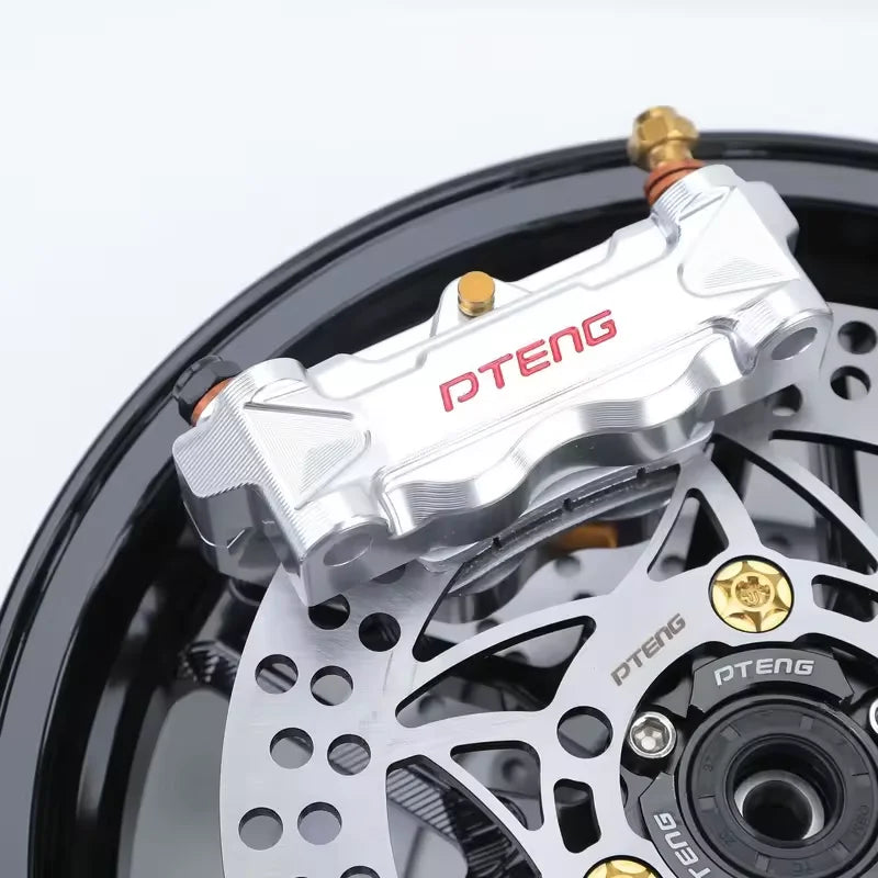 PTENG PTU9 4-Piston Motorcycle Brake Caliper – Universal Fit