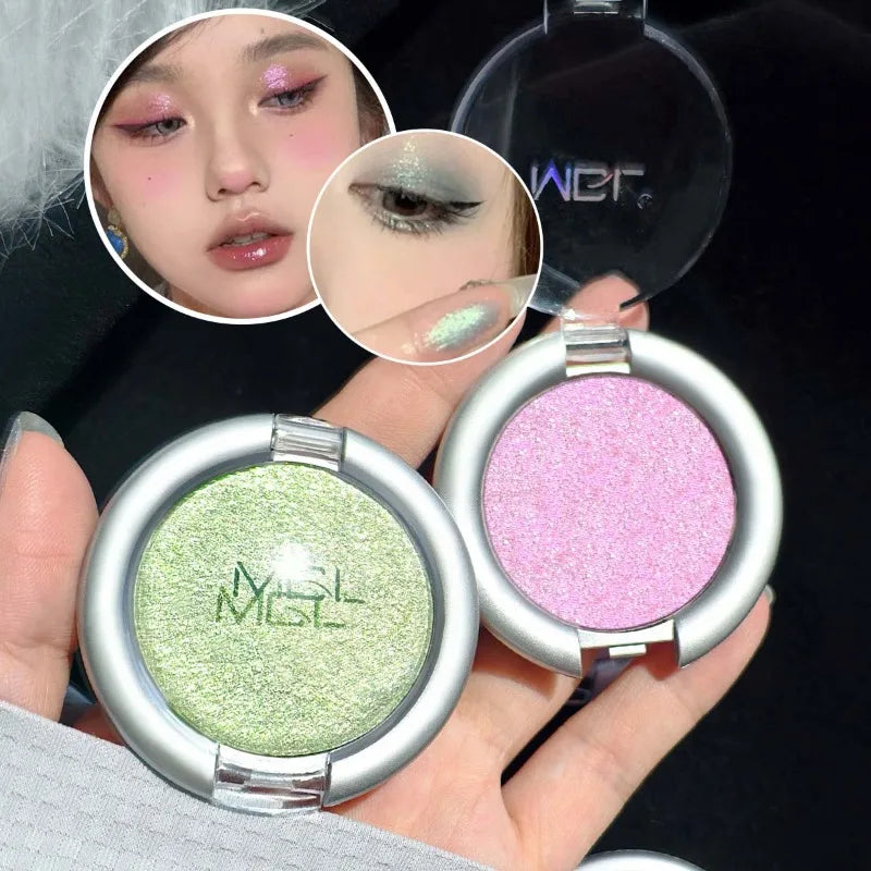 Metallic Eyeshadow Palette Pearl Glitter Creamy Shine Sparkle Eyelid