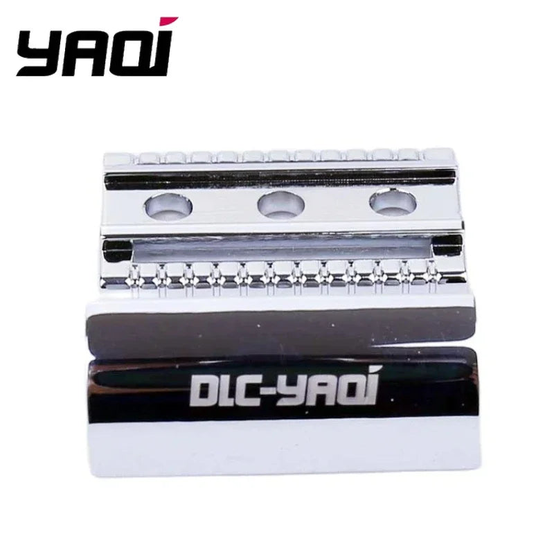 YAQI Chrome Safety Razor Head – Men's Zinc Alloy Shaving Razor Safety Razor Head Zpaxo