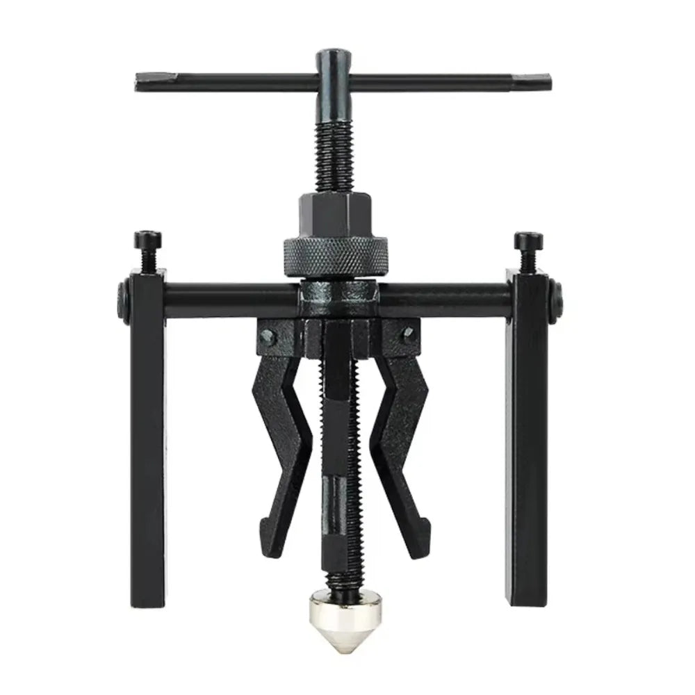 3-Jaw Design Car Inner Bearing Puller Labor-saving Carbon Steel Pilot Bearings Remover Easy To Use High Hardness Zpaxo Black-S