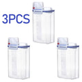1pcs or 3pcs Moisture-proof Grain Jar Rice Jar Grain Storage Box Pet Food Bucket Storage Jar Sealed Bucket Filled Rice Bucket Zpaxo 3pcs