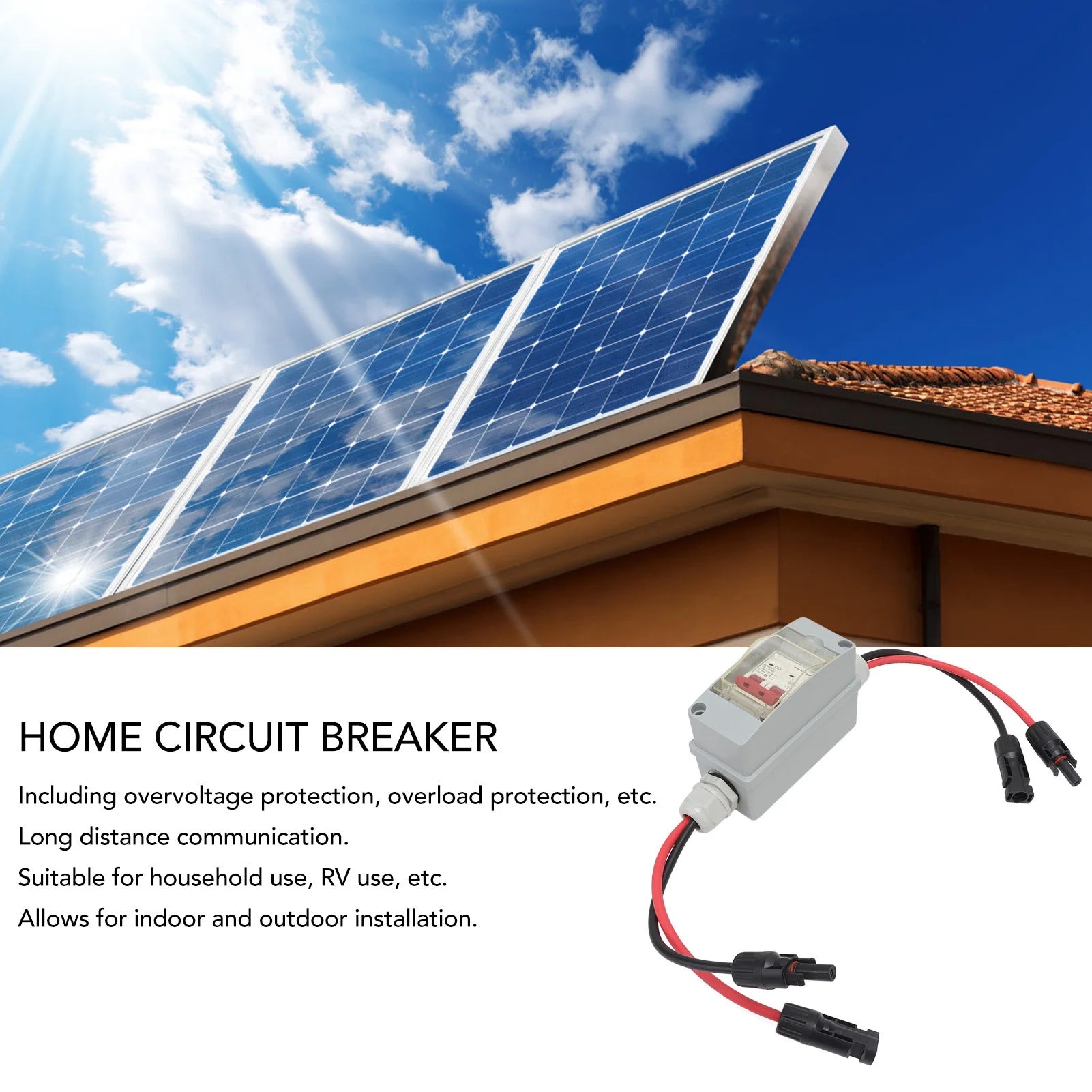 Circuit Breaker MCB 2P 500V 32A Disconnect IP65 Waterproof