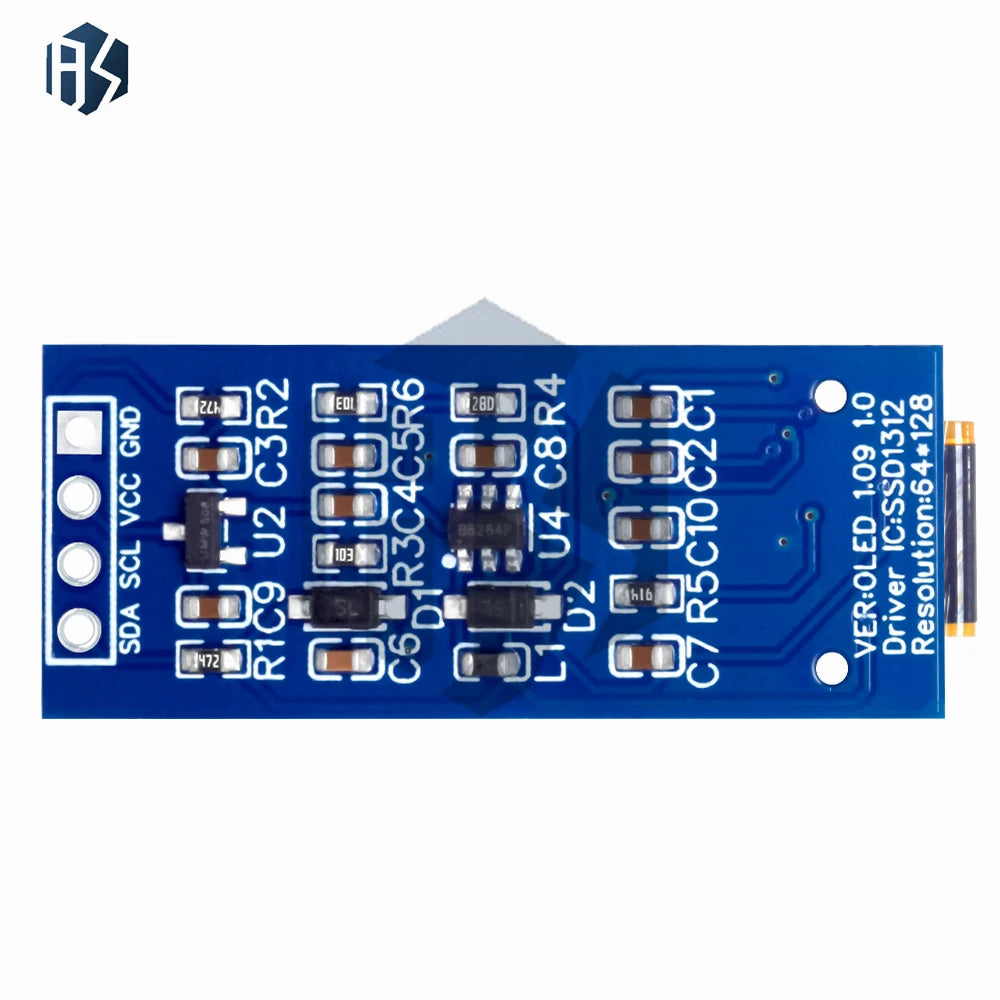 OLED Display 1 1-inch SSD1312 64X128 12864 IIC Arduino Zpaxo