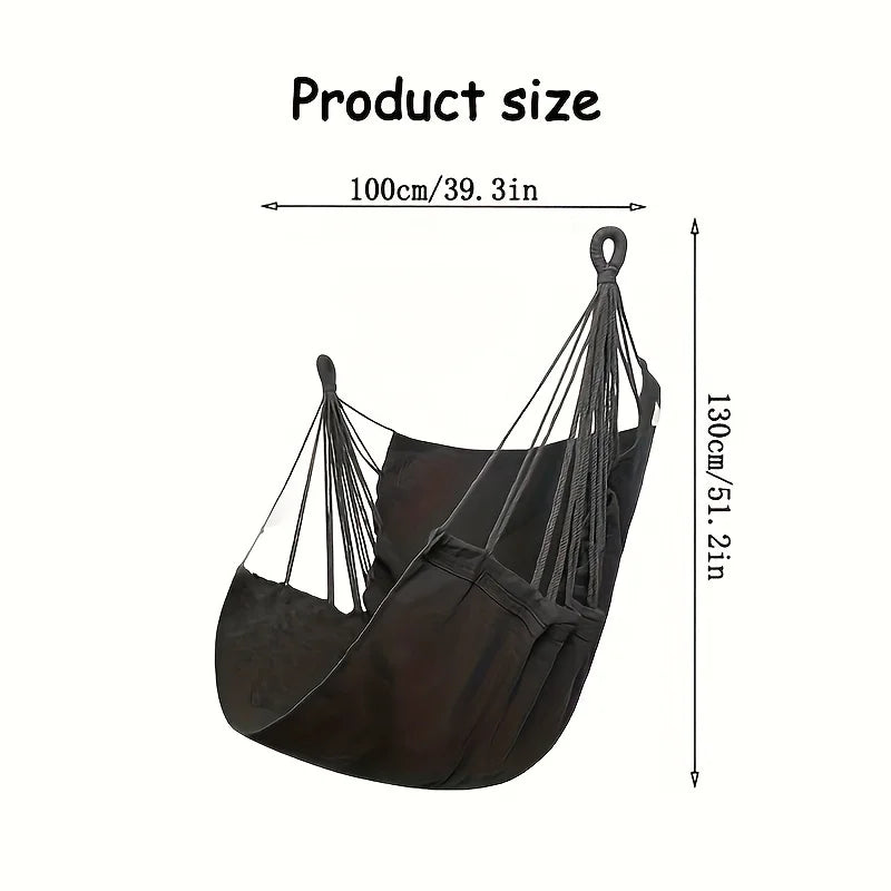 Relaxing Casual Fabric Hammock Chair Swing Rocking Comfort College