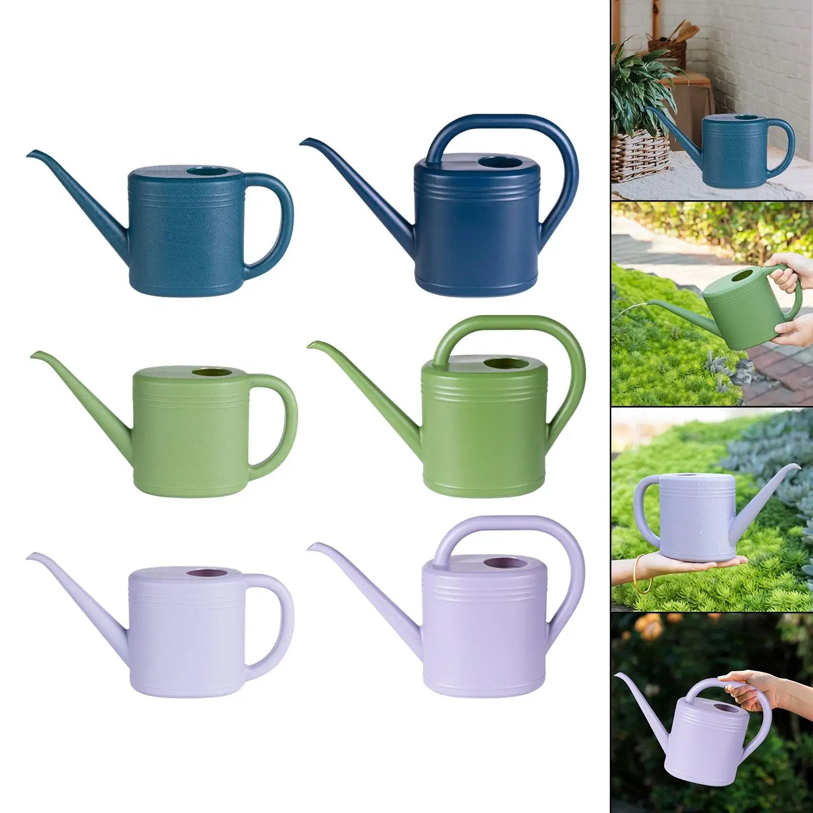 Watering Can Household Practical Modern for Home Office Saving Effort Lightweight Ergonomic Handle Watering Pot Easy to Use Zpaxo