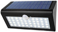 Solar LED Lamps Outdoor Waterproof Motion Sensor Wall Light Path Zpaxo Black(white Light)