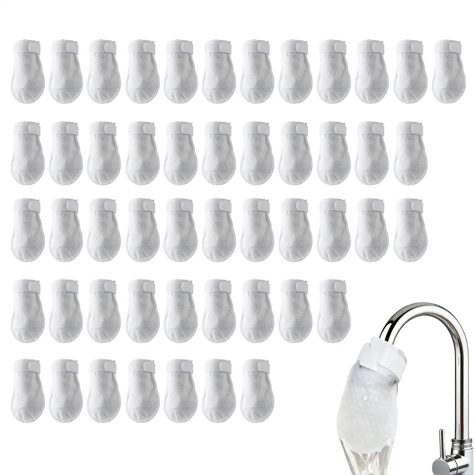 Faucet Filter Cotton Splash-proof Pouch DIY Sediment Purifier Bag