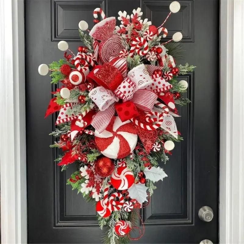 Festival Holiday Wreath Not Toxic Candy Design All Season Indoor