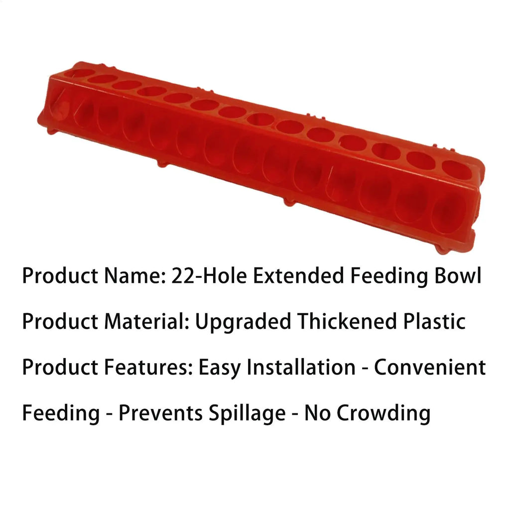 Pigeon Feeder 28-hole Long Large Capacity Pet Supplies Baby Chick
