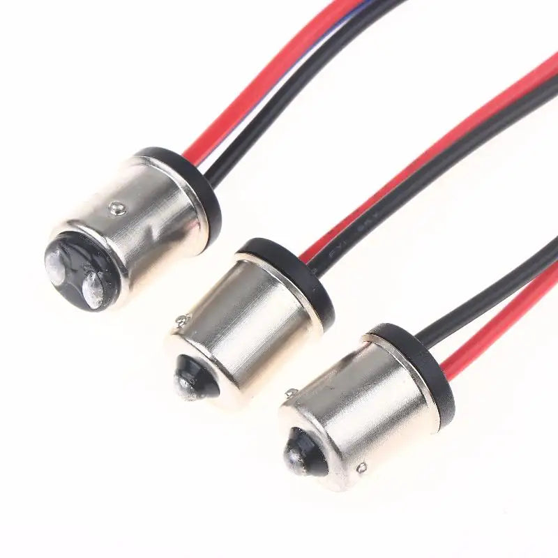 2 Automotive Light Sockets Male Base Connector 1156 1157 LED Turn Zpaxo