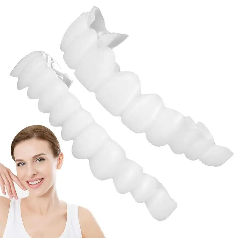 Snap-On Teeth Veneers – Reusable Temporary Smile Veneers Cosmetic Tooth Veneers Zpaxo