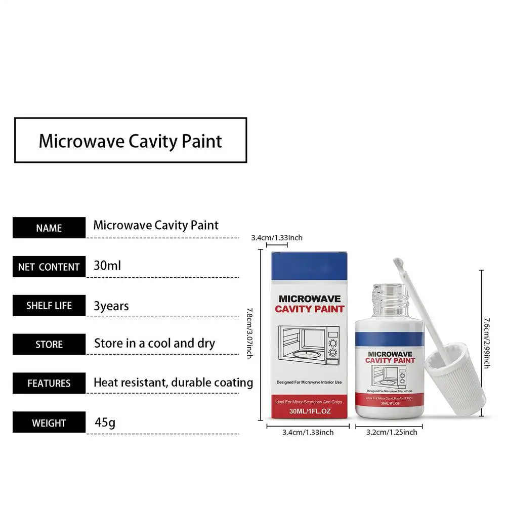 Microwave Interior Paint Gloss Cavity Touchup Appliance Coating