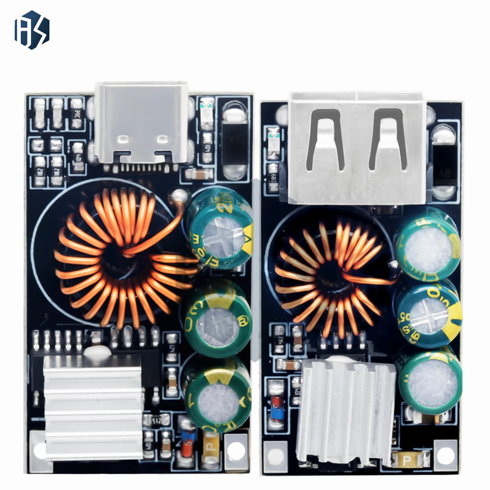 Type-c QC3 0 PD 24W Fast Charger Buck Module 10-30V DC 5V 9V Smart Zpaxo