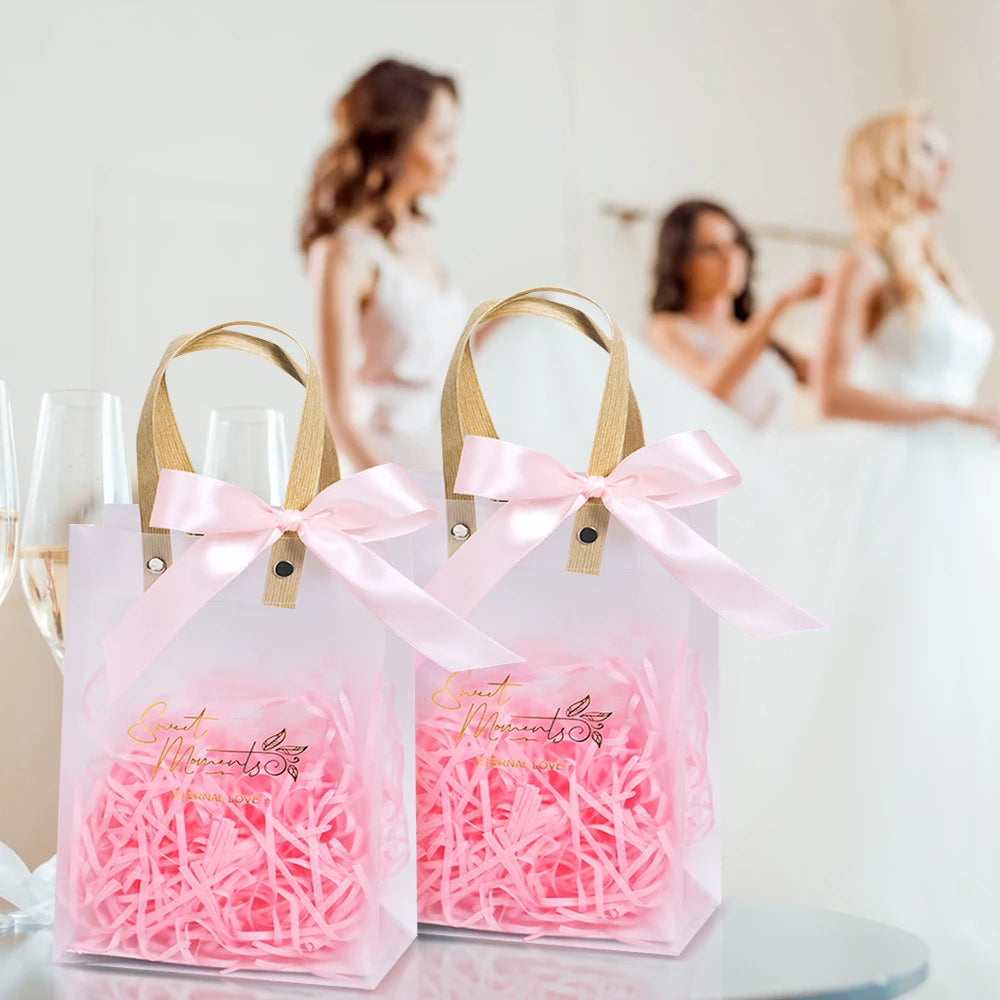 20-Pack Mini Tote Bags 6.3x5.9" – Party & Wedding Favor Bags