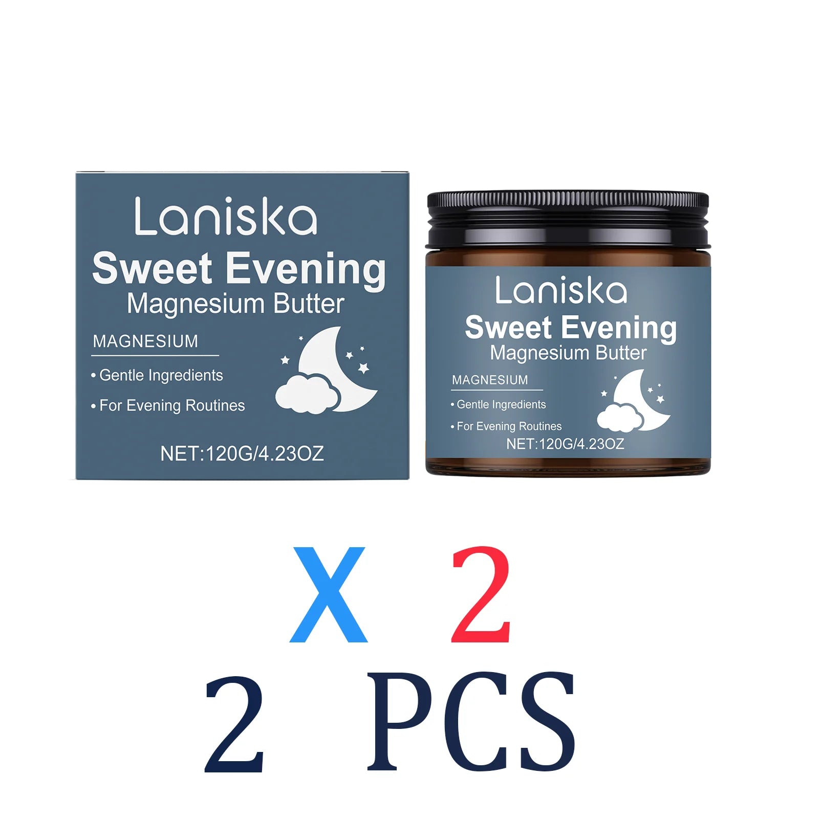 Natural Magnesium Butter Lavender Essential Oil Sleep Aid Cream Nightly Relaxation Anti Stress Calming Body Deep Sleep Balm Zpaxo 2 Pcs