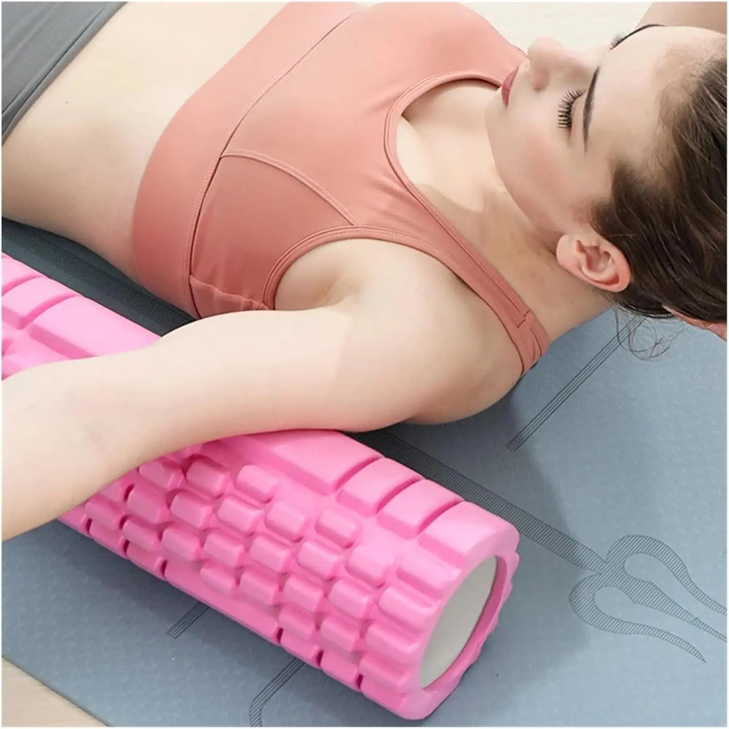 13" High-Density Foam Roller – Yoga, Pilates & Core Workouts