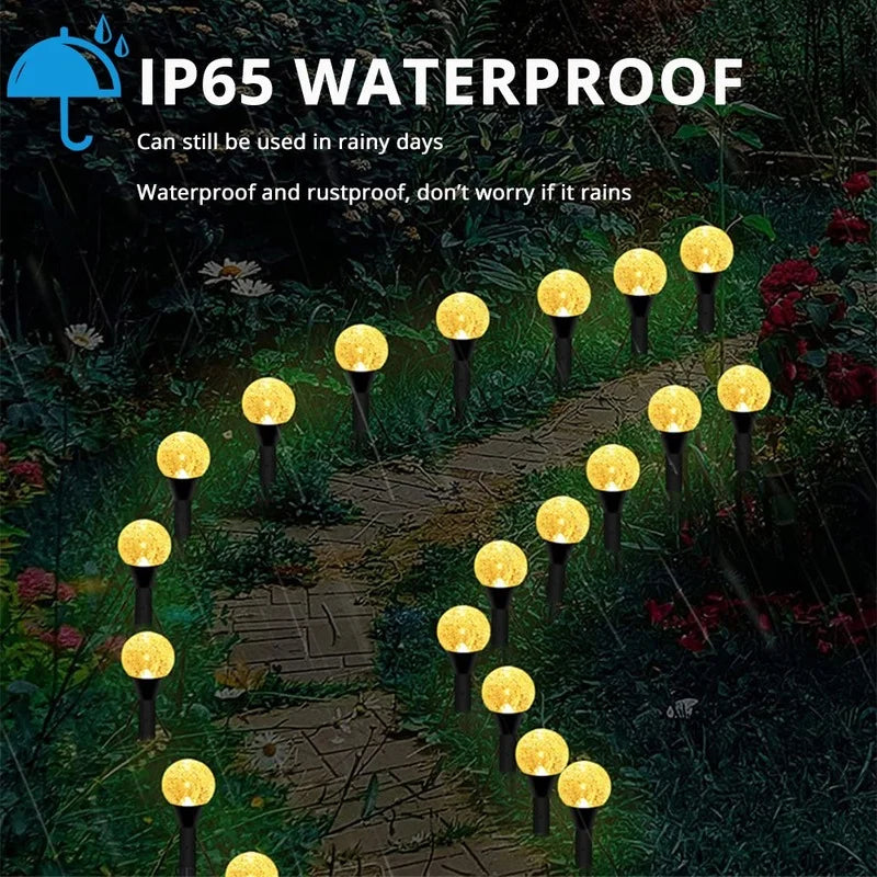 RGB Solar Garden Light String Waterproof Christmas Decoration Lights Zpaxo