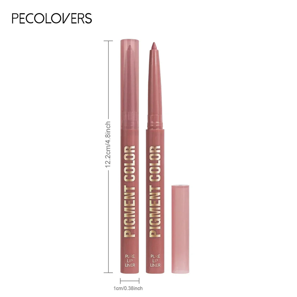 Matte Lip Liner Pen Long-lasting Waterproof Easy Glide Moisturizing Zpaxo
