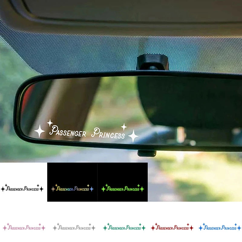 Princess Vinyl Car Sticker – Cute Passenger Princess Decal