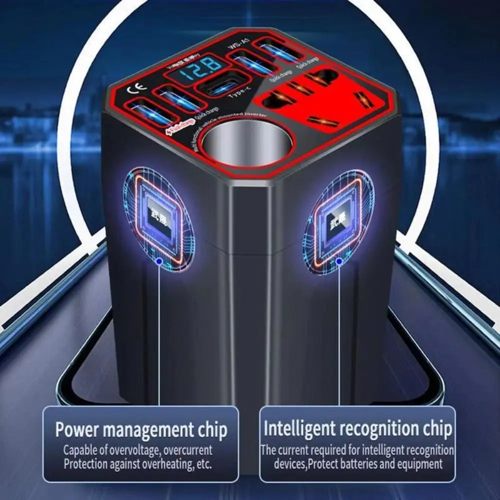 12V24V Car Power Inverter Universal Multifunctional Type-c 3 1A Zpaxo