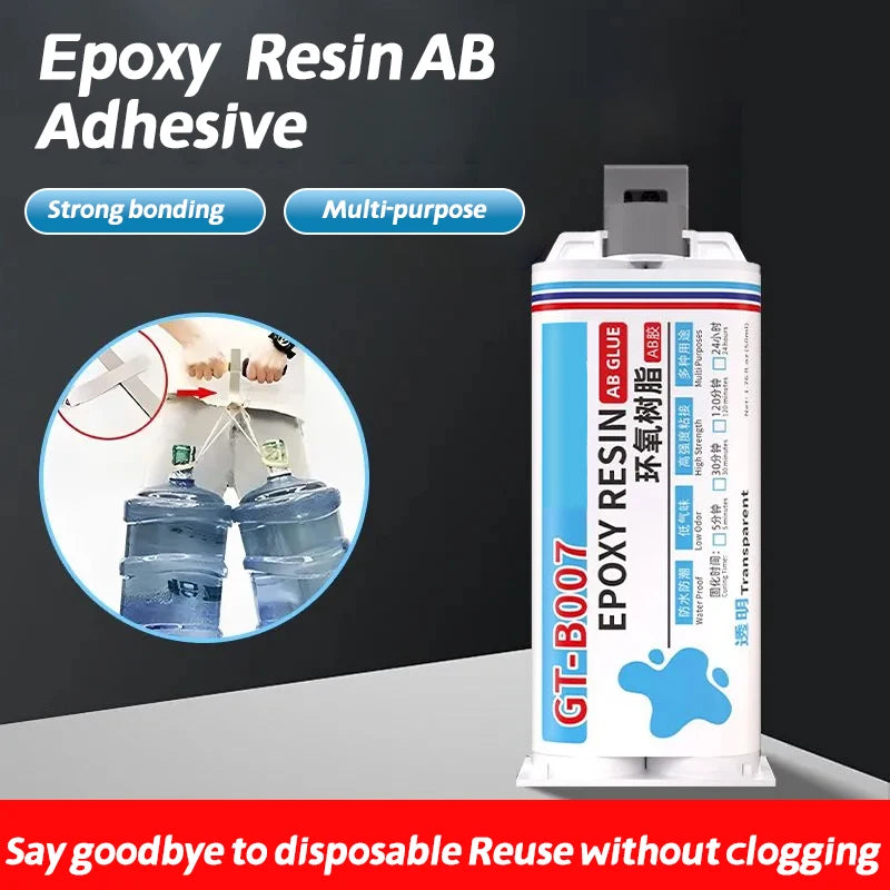 Strength AB Glue Transparent Waterproof Sealant Plastics Ceramics