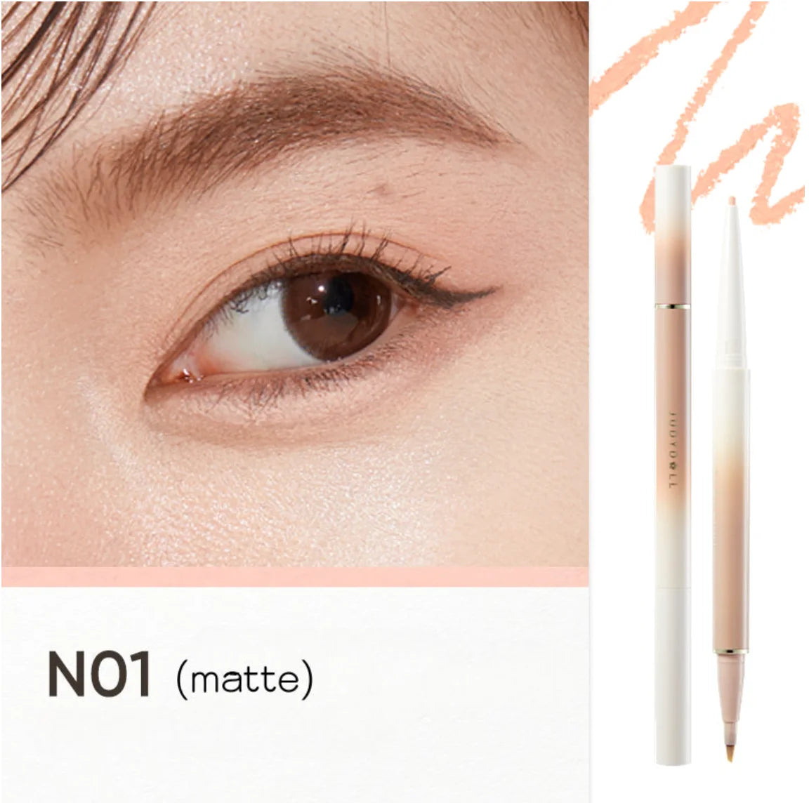 JUDYDOLL Dual-end Undereye Pen Shadow Highlighter Matte Nature 100 Zpaxo N01