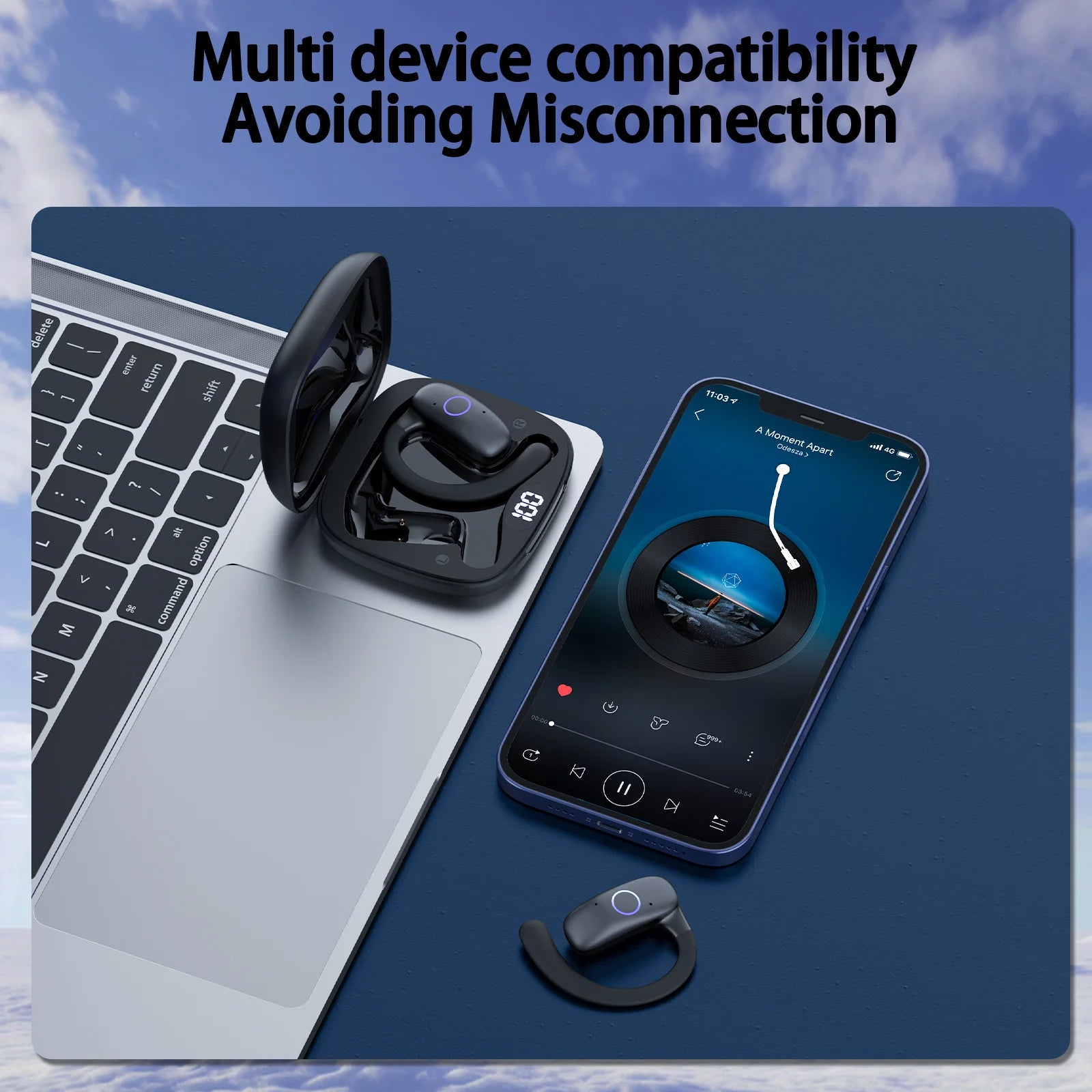 Smart AI Language Translation Earbuds Bluetooth-compatible Real-time