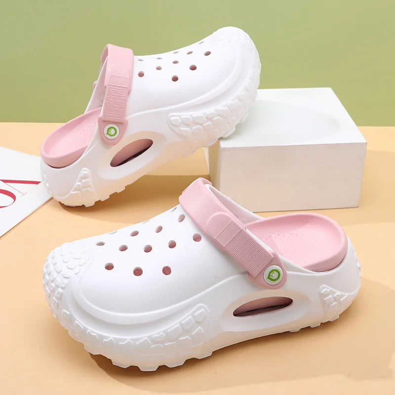 Summer Thick-soled Clogs Women Non-slip Height-increasing Slippers