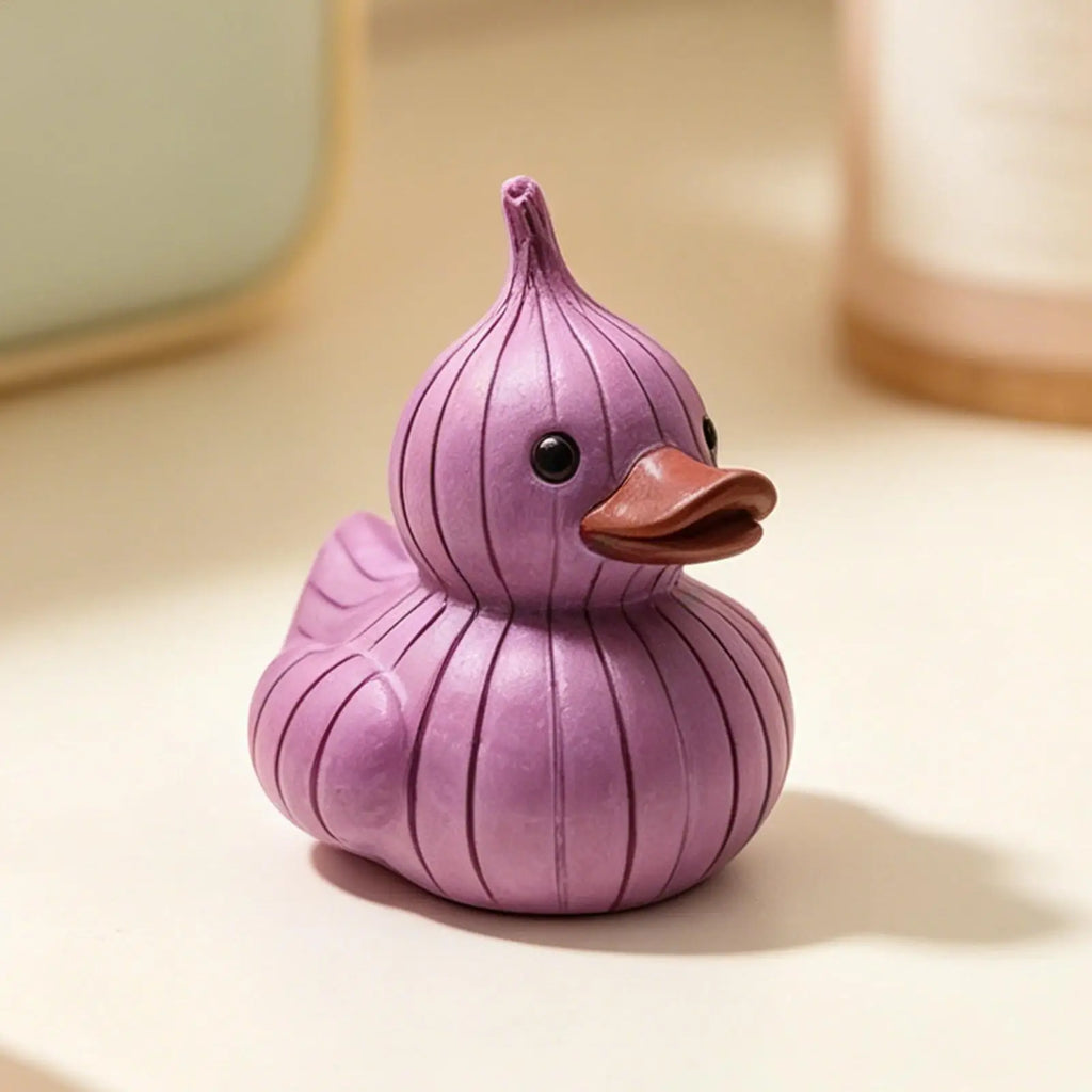 Vegetable Resin Ducks Realistic Funny Cute Decoration Indoor Small